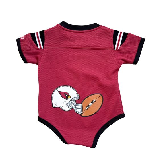 Vtg Reebok NFL Arizona Cardinals Jersey Baby Infant Bodysuit 6-9M - Picture 1 of 4
